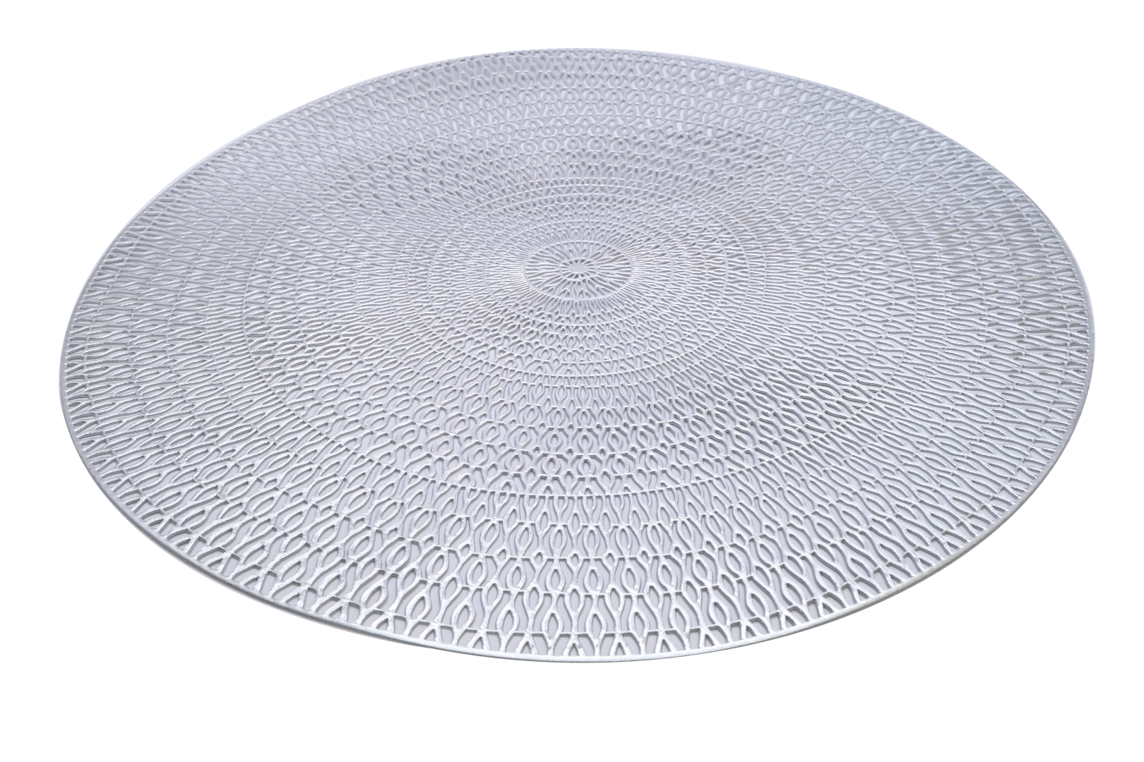 Round Textured Plastic Placemats