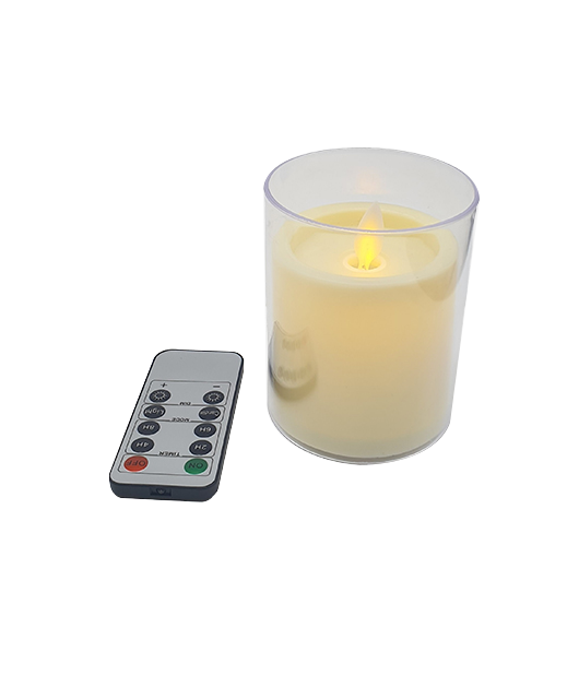 3 Rechargeable Flameless Candles: Remote & Flickering LED