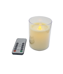 3 Rechargeable Flameless Candles: Remote & Flickering LED