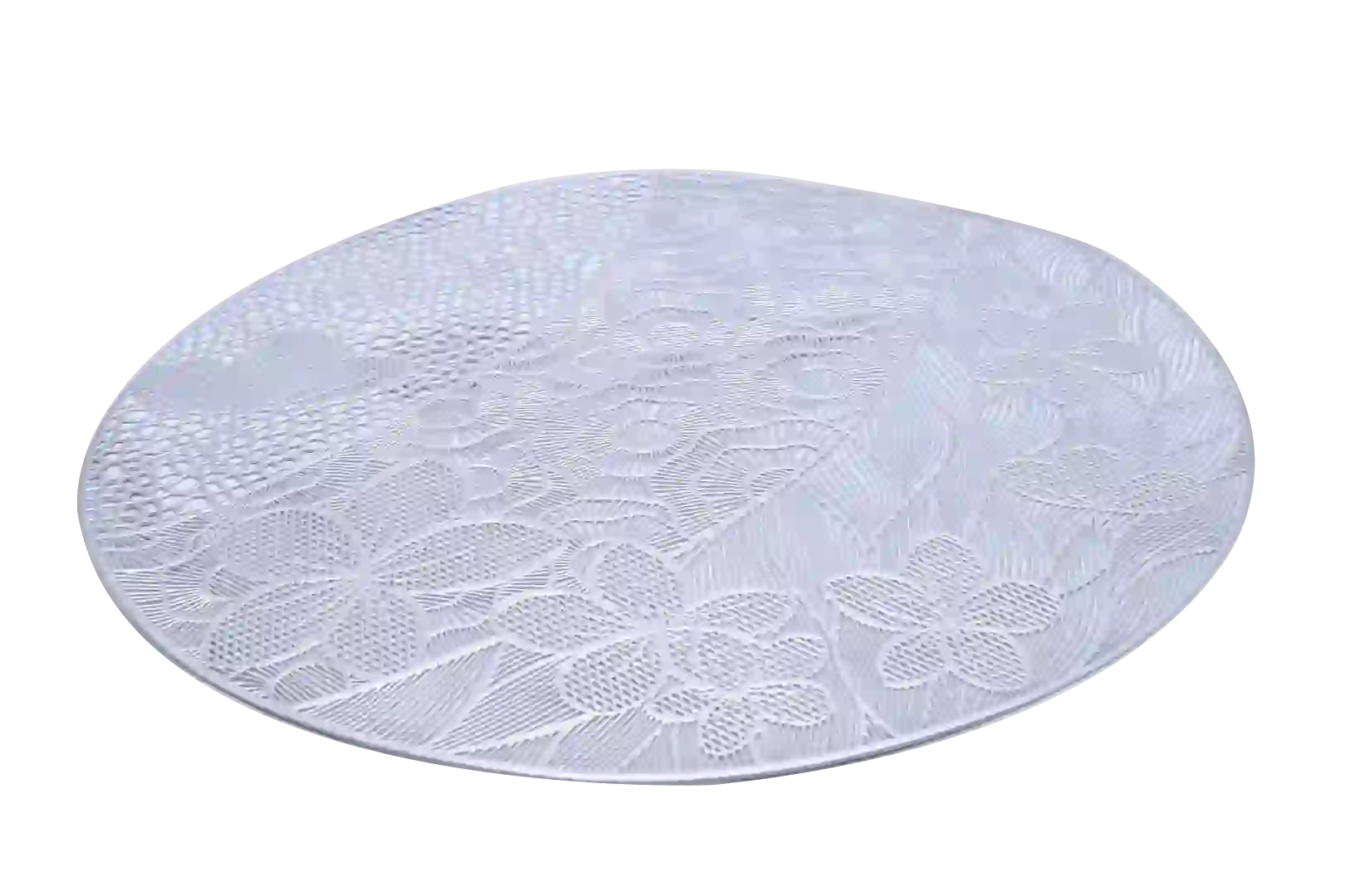 3 Patterns Round Plastic Placemats