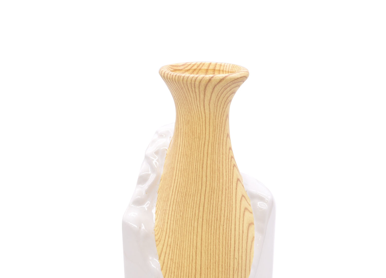 Wooden pattern vase