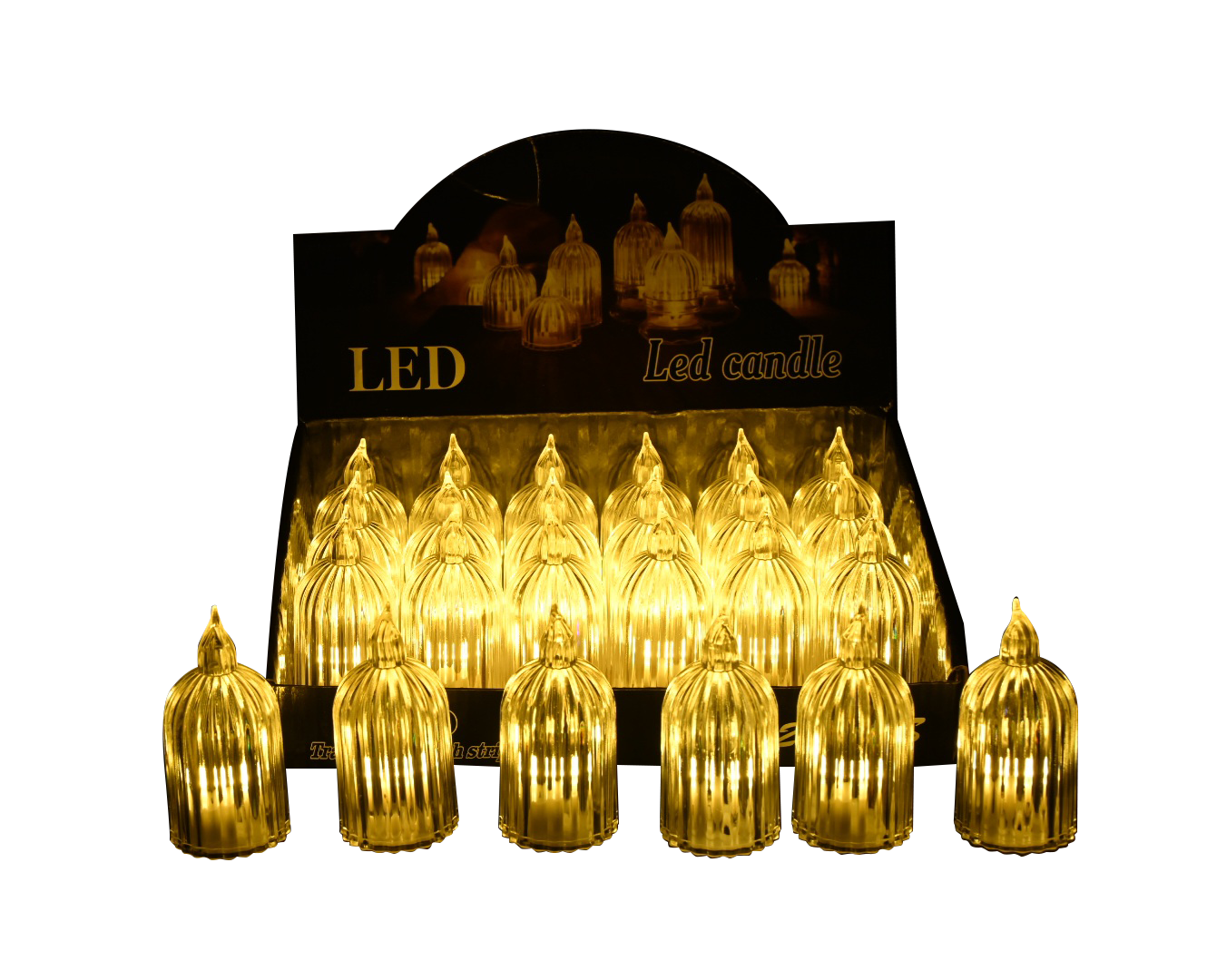 LED Simulation Acrylic Candle Light
