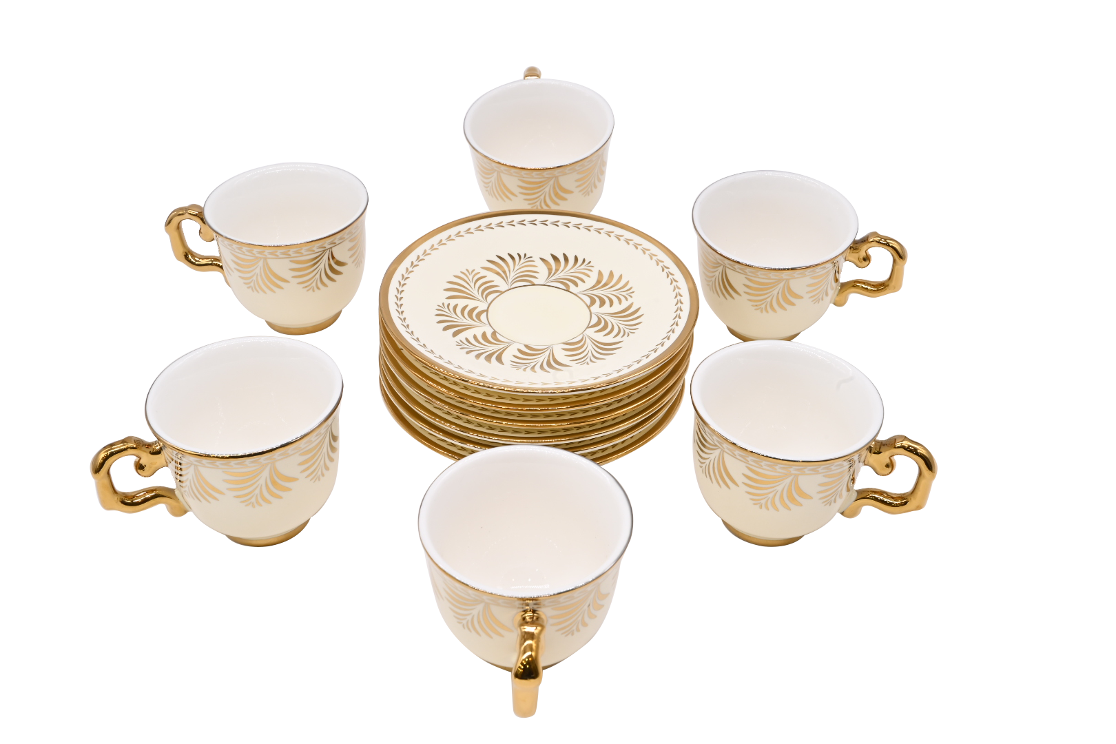 Refined Radiance Cup and Saucers Set