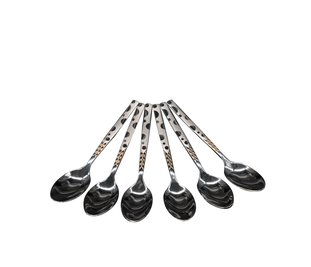 Sleek Silver Spoon Set