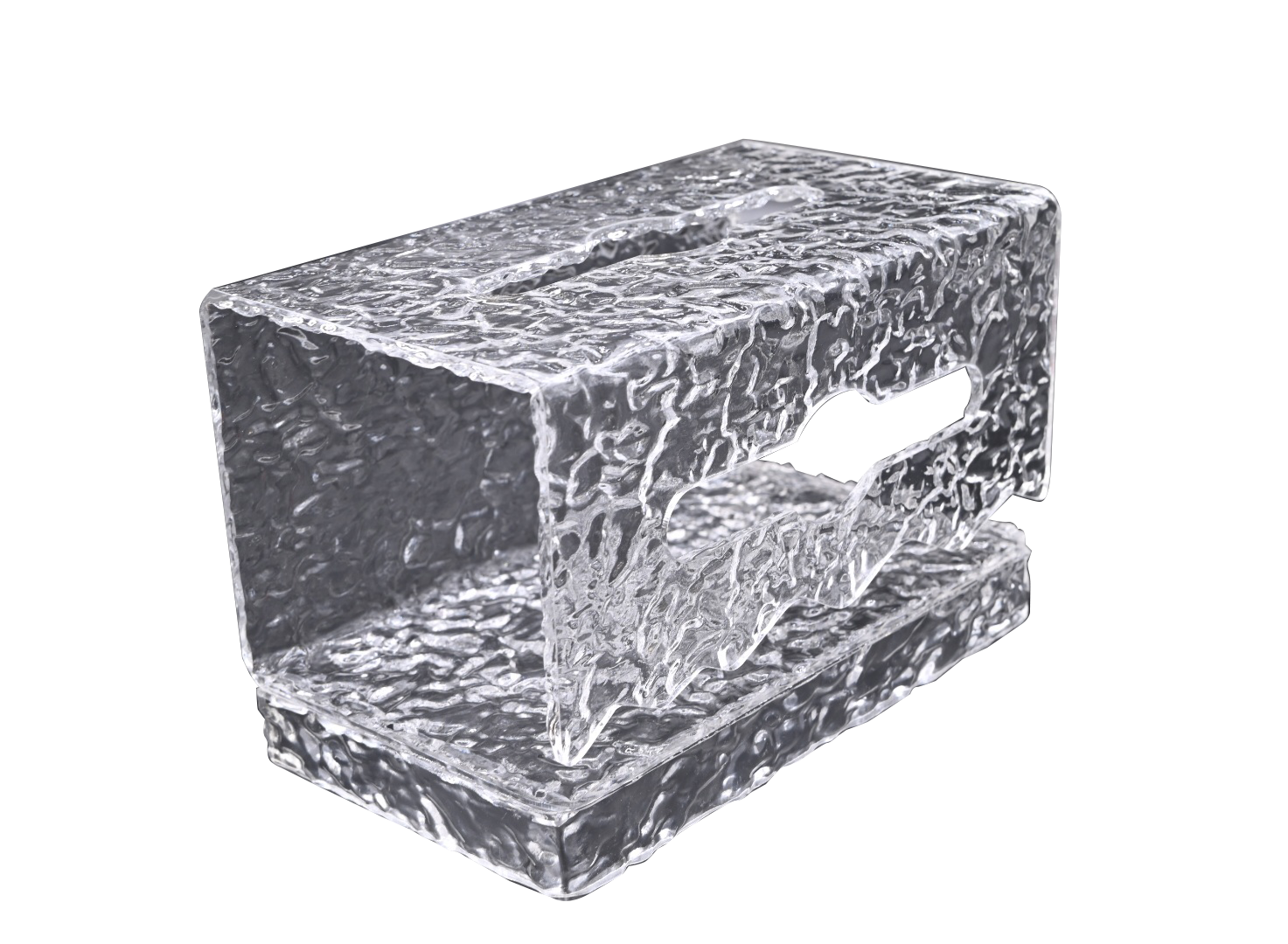 Modern Glass Tissue Box