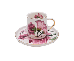 Blush Pink Bloom Cup and Saucer Set