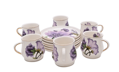 Lavender Luxe Cup 'n Saucer Set