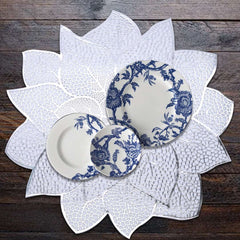 Floral Solid Color Plastic Placemat