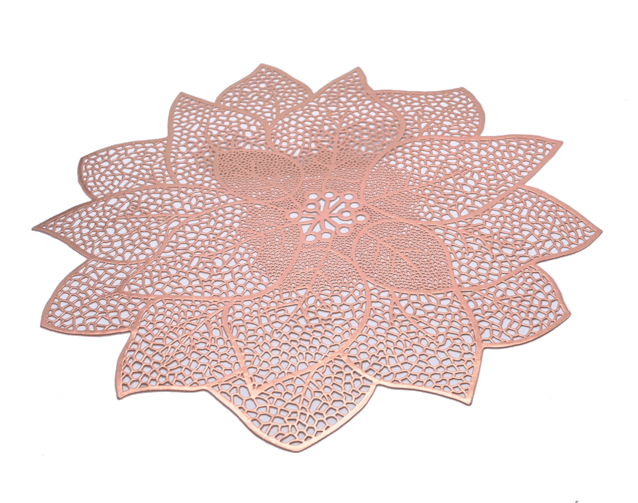 Floral Solid Color Plastic Placemat