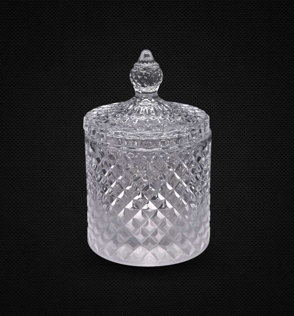 Glass Candy Jar: Dry Fruit Glass Jar