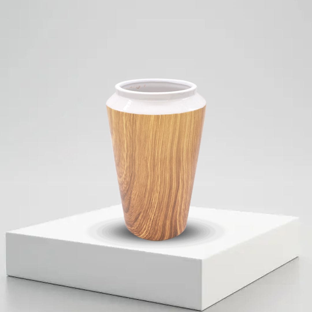 Creative wooden vase