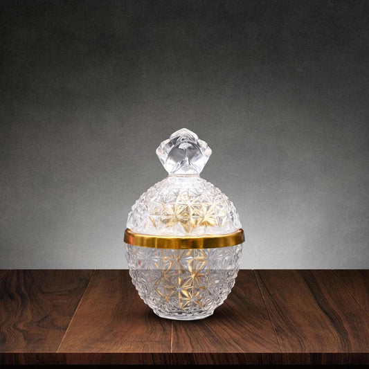 Crystal Gold Spoon Holder