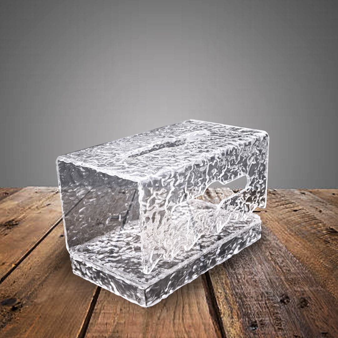 Modern Glass Tissue Box