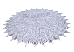 Plastic Placemats with Floral Pattern