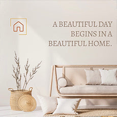 A beautiful day begins in a beautiful home
