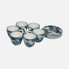 Floral Tea Cup With Saucer Set