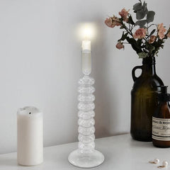 Handcrafted Crystal Glass Votive Candle Holder