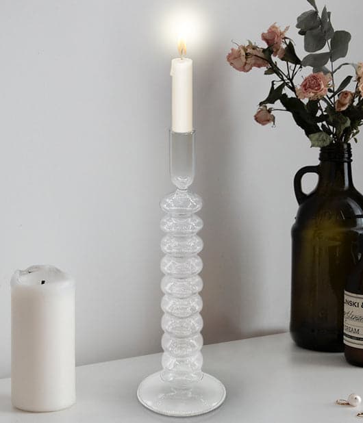 Handcrafted Crystal Glass Votive Candle Holder