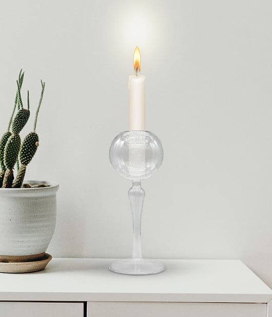 Oval Sphere Candle Holder