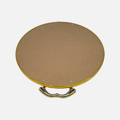 Round Golden Wooden Serving Board