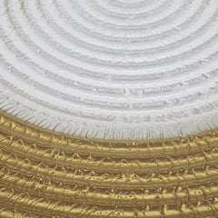 Golden White Charger Plate