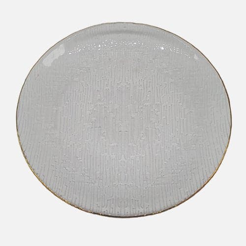 Crystal Glass Plate With Unique Design