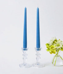 2pc Blue Candle Set