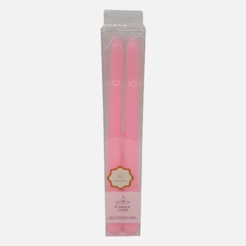 2pc Pink Candle Set