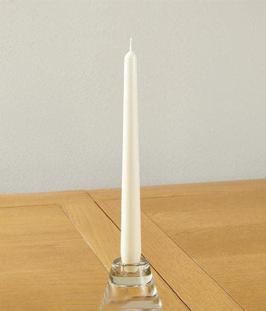 2pc White Candle Set