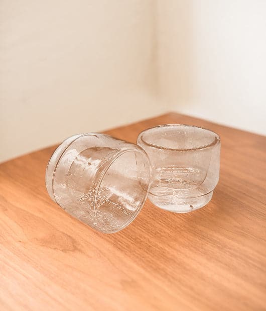 Transparent Small Round Glass 12 pc Set