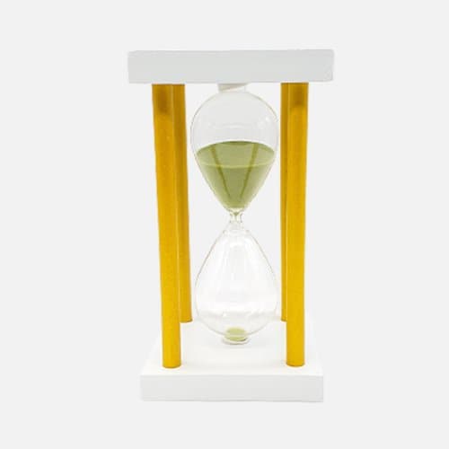 15-Minute Wooden Square Frame Hourglass Sand Timer