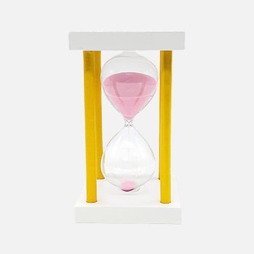 10-Minute Wooden Square Frame Hourglass Sand Timer
