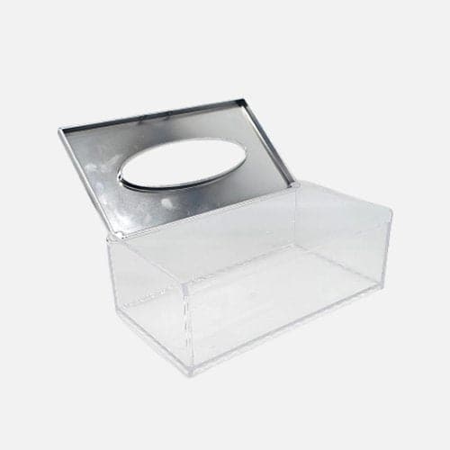 Modern Rectangular Tissue Box With Bin