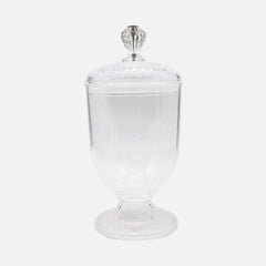Transparent Glass Jar with Lid