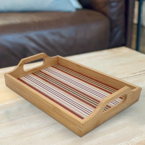 Wooden Serving Tray Set