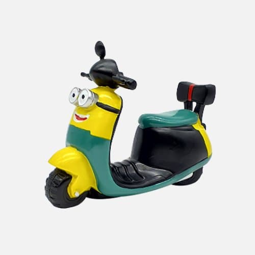 Minion Scooter Resin Toy Décor