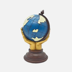 Retro Globe Vintage Resin Table Top Clock