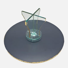 Elegant Glass bottom cake stand