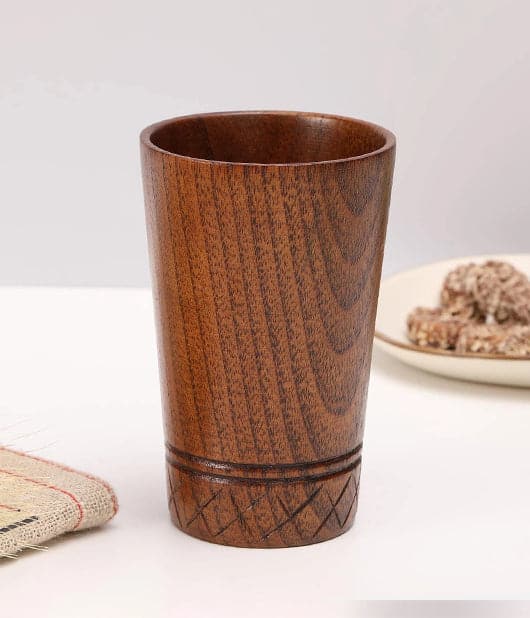 Long Wooden Cup