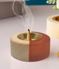 Wooden Dual Color Incense Burner