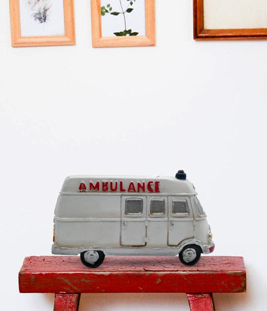 Vintage Toy Ambulance Money Box