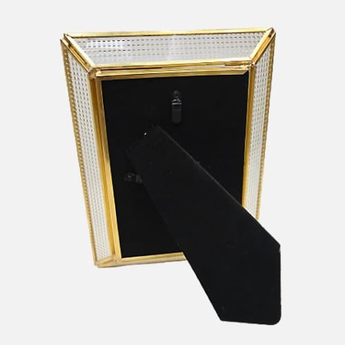 Gold Photo Frame With Black Stand
