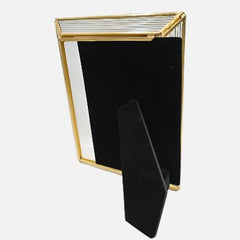 Golden Photo Frame With Black Stand