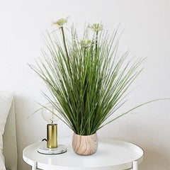 Artificial Potted Plant With Flower