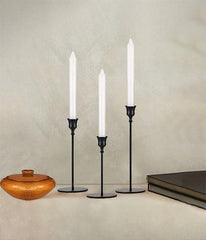 Candlestick Stand Holder In Black Color