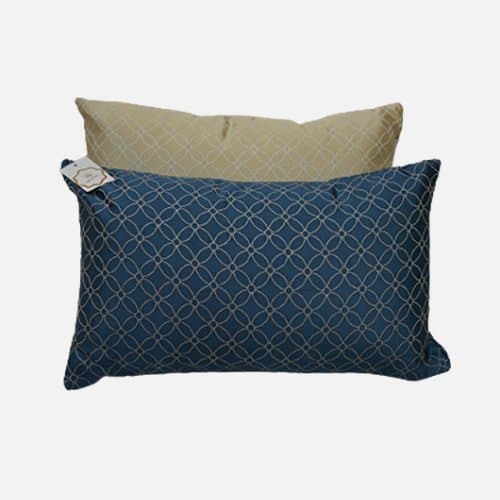 Geometrical Floral Design Rectangle Shape Cushion Cover 2pc Set