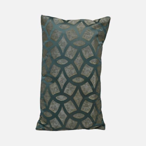 Rectangle Shape Geometrical Design Cushion Cover 2pc Set