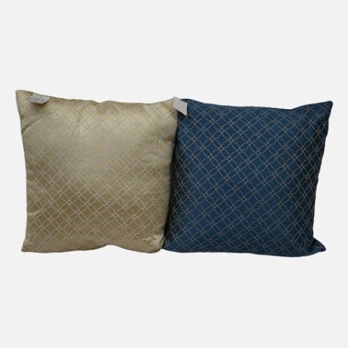 Geometrical Floral Design Cushion Cover 2pc Set