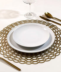Round Pattern Table Placemats For Dining Table