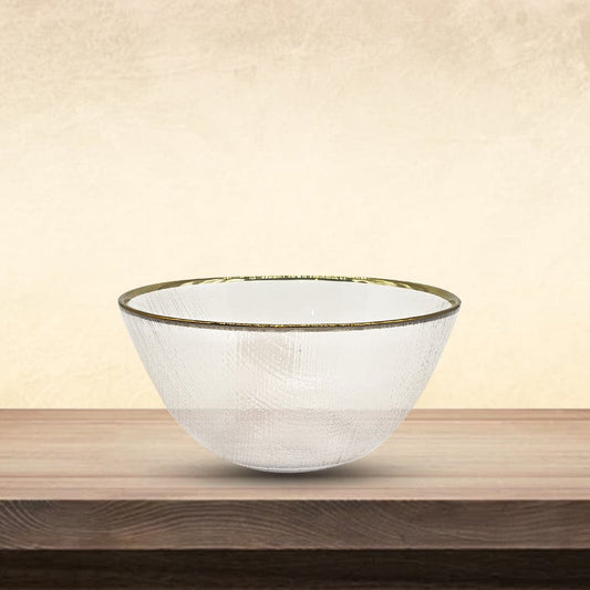 Japanese gold trimming bowl with gold rim